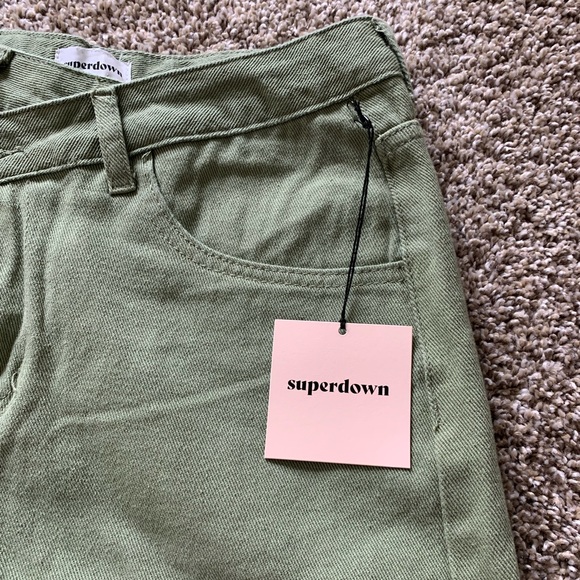 Revolve Superdown Rylan Asymmetrical Shorts - Picture 8 of 9